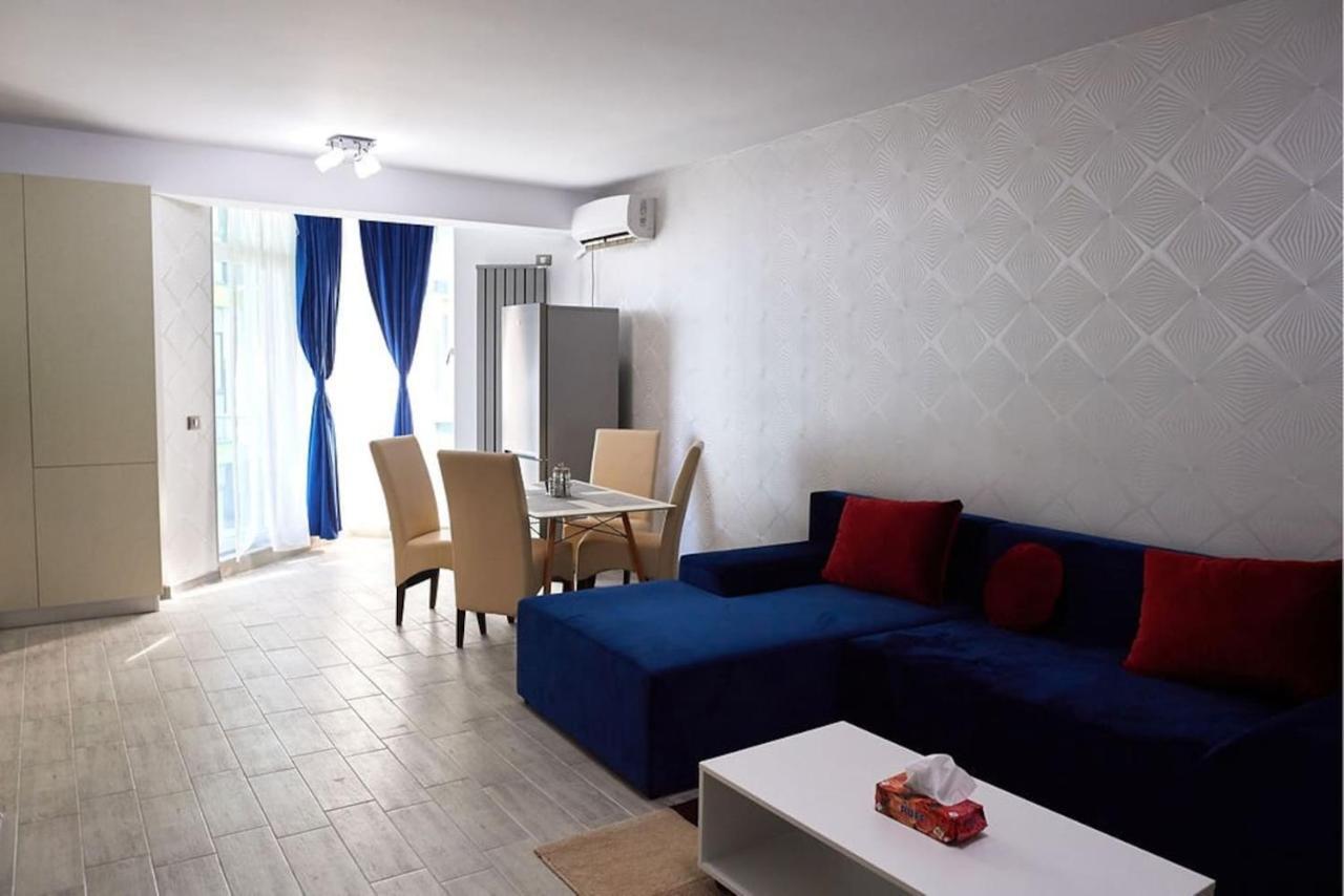 Blue Apartment In Spa N Pool Beach Resort Năvodari Exteriör bild