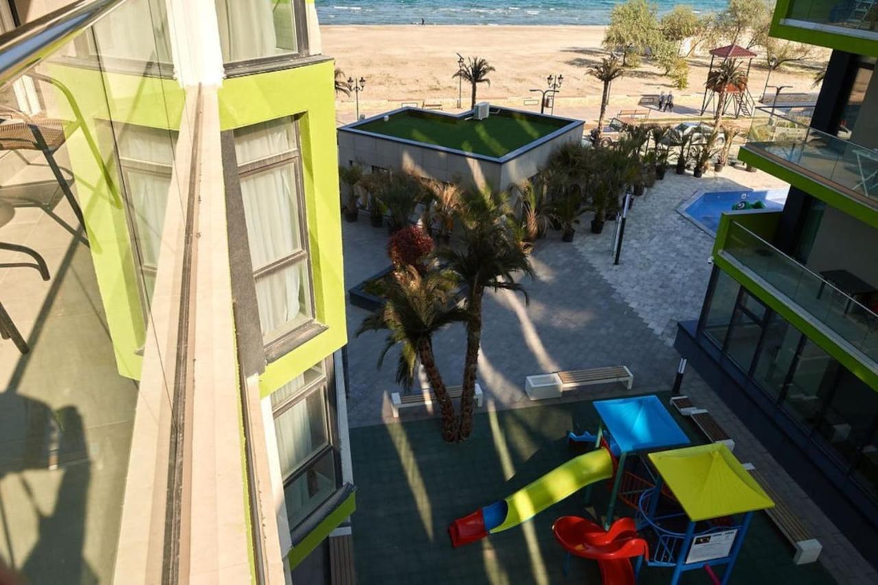 Blue Apartment In Spa N Pool Beach Resort Năvodari Exteriör bild